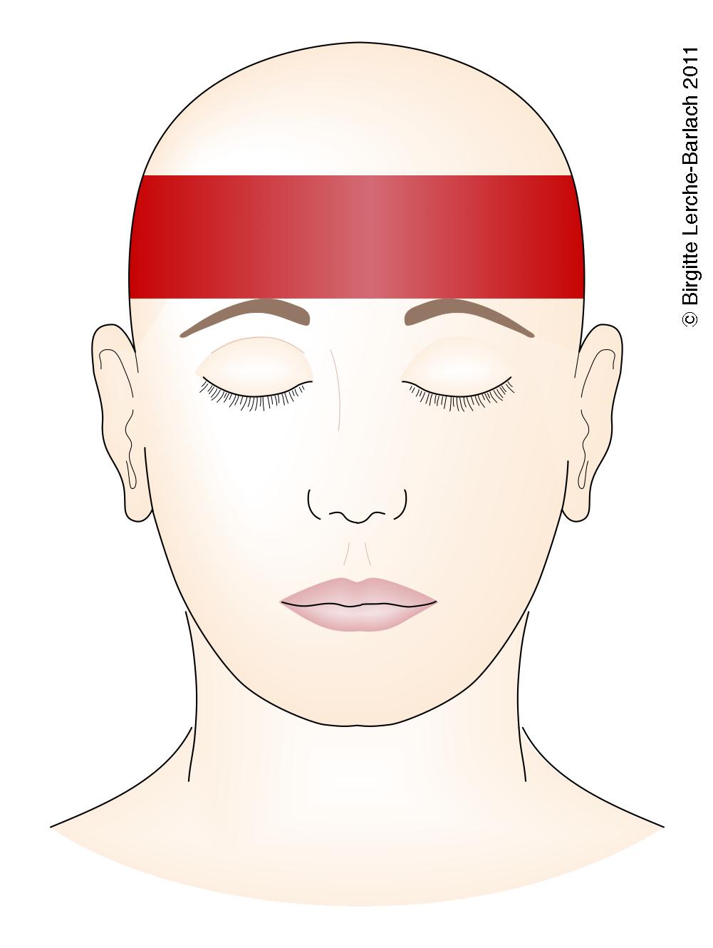 hoved-hovedpine af spaendingstypen