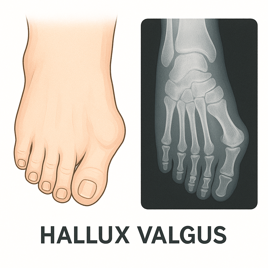 hallux valgus og rtg